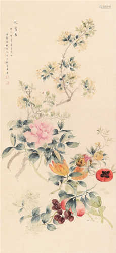 潘素 花卉