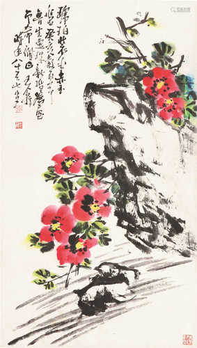 王个簃 花卉