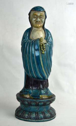 Chinese Blue Porcelain Figure