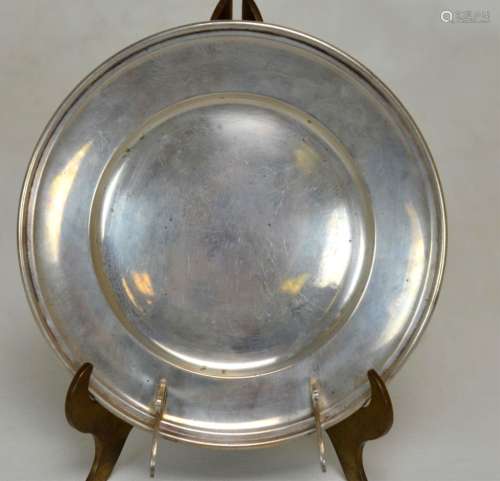 Sterling Silver Dish with Spoon Rest