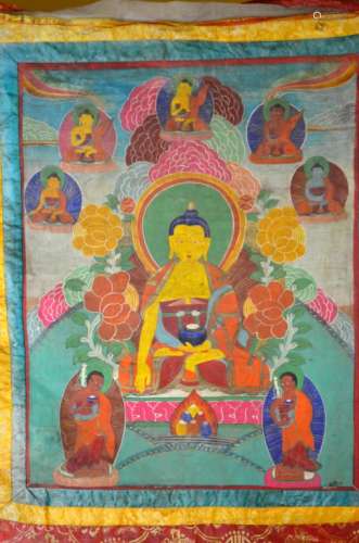 Painted Tibetan Thangka