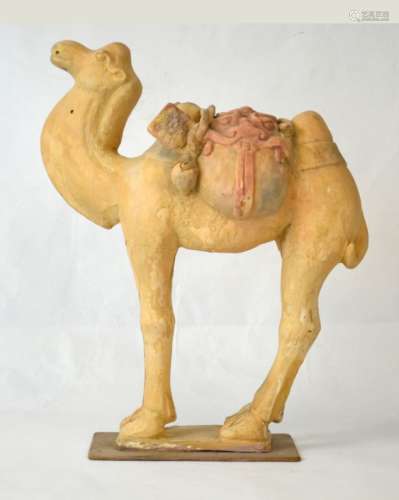 19th C. Chinese Ceramic Camel Sculpture