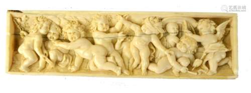 18th Century European Bone Carving Plaque