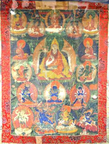 Tibetan Thanka of the Panchen Lama