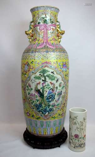 18th-19th Century Palace Sized Porcelain Vase