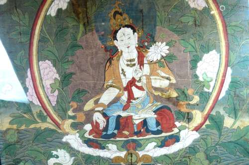 18th/19th C Tibet Thanka of Avalokitesvara