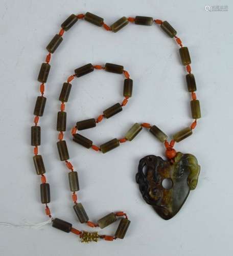 Chinese Archaic Jade Beads & Archaic Pendant