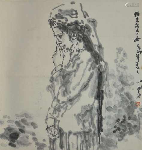 吴山明 少女