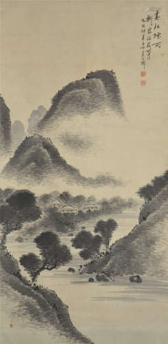 吴石仙 山水