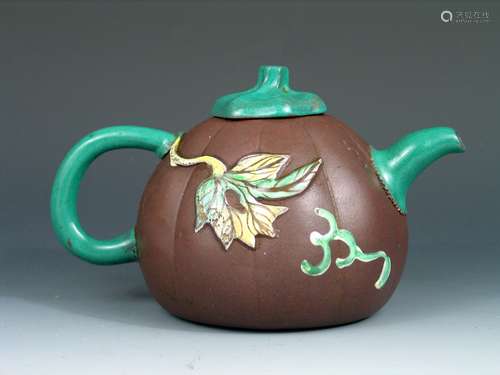 Antique Chinese Yixing Teapot.