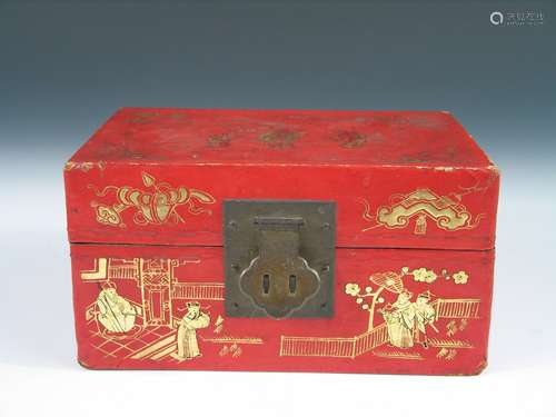 Chinese Gilted Jewelry Box