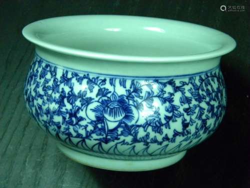 Antique Chinese Blue and white Pot