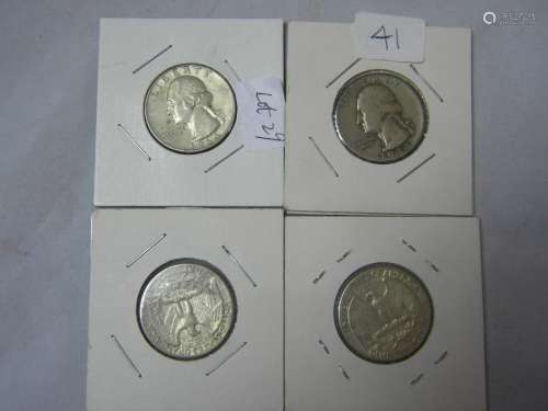 Four Liberty Coins