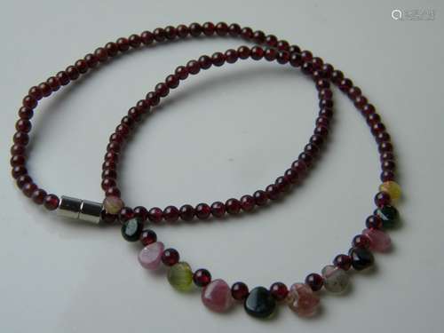 CHINESE TOURMALINE NECKLACE