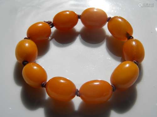 Natural Butter Scotch Amber Bracelet