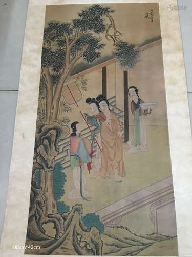 Chinese Ink/Color Painting on Paper