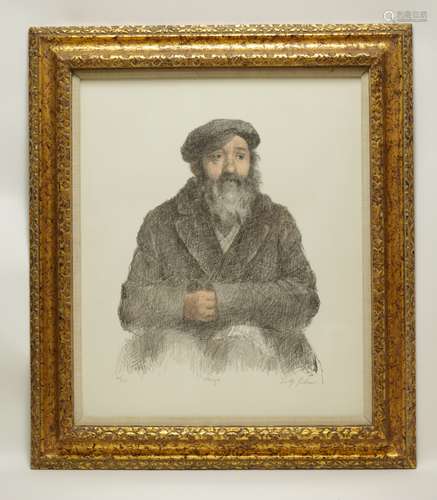 Lithograph of a Man 