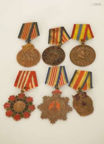 6 Pieces of Chinese Badges