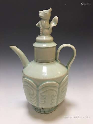 Chinese Celadon Glazed Ewer