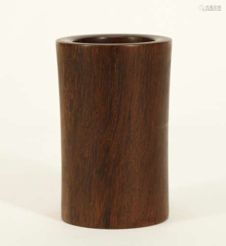 Chinese Hardwood Brush Pot