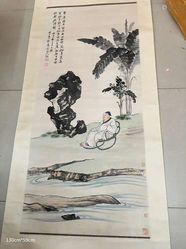 Chinese Ink/Color Painting on Paper