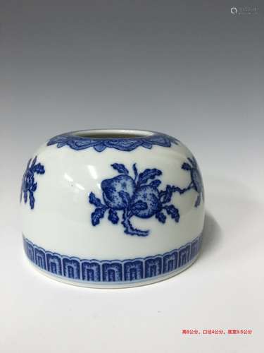 Chinese Blue/White Porcelain Mini Jar