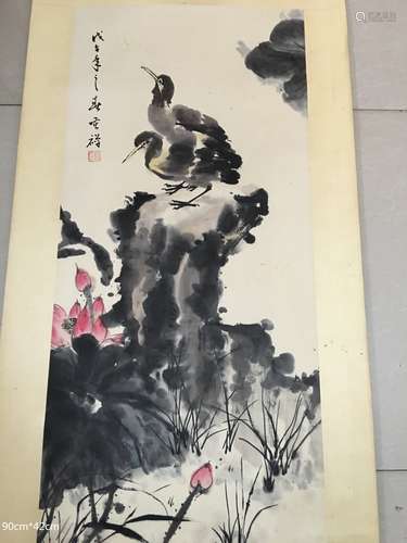 Chinese Ink/Color Painting on Paper