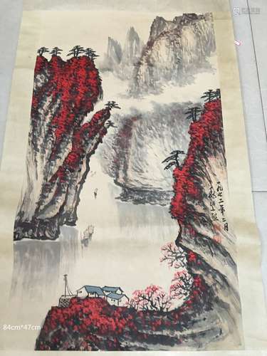 Chinese Ink/Color Painting on Paper