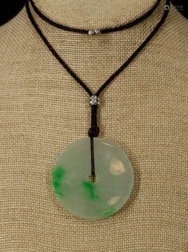 Chinese Jadeite Carved Pendant