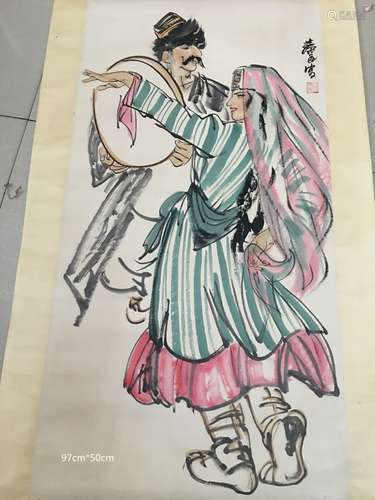 Chinese Ink/Color Painting on Paper