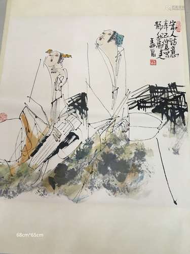 Chinese Ink/Color Painting on Paper