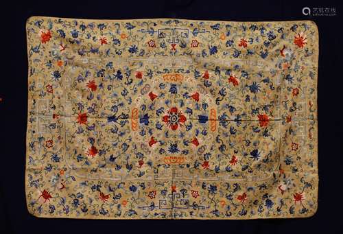 18th C. Chinese Silk Embroidery 