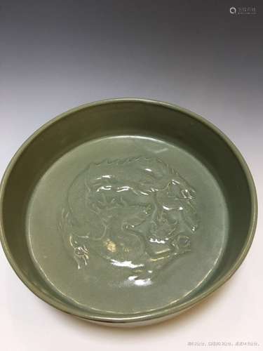 A Chinese Celadon Glazed Porcelain Bowl