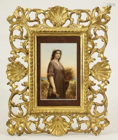 Porcelain Plaque of 