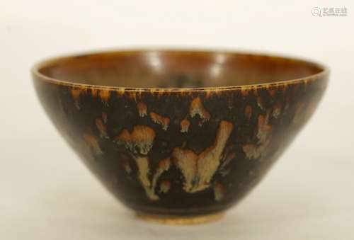 Song Dynasty Chinese Ceramic Bowl, w/ Plum Flower