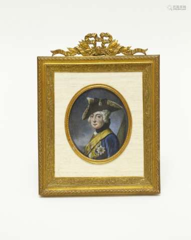 Miniature General in Bronze Frame