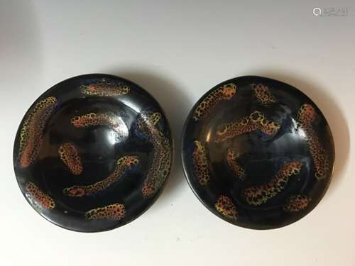 Pair of Chinese Ceramic Dishes