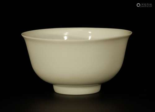 Chinese White Glazed Porcelain Cup