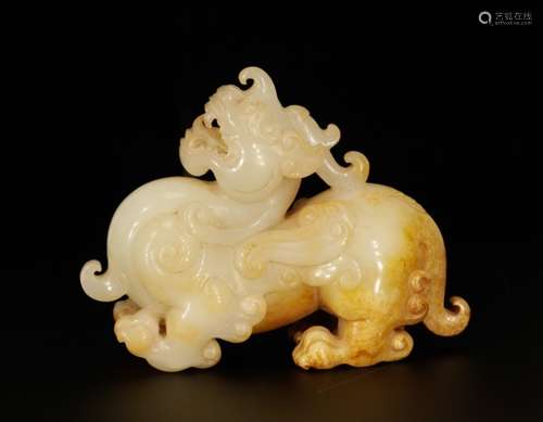 Chinese Jade Carved Beast