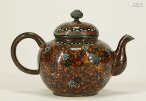 Japanese Cloisonne Teapot Possible 19/20th C.