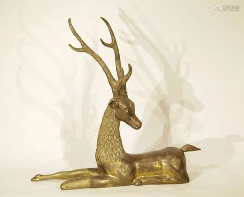 Chinese Rare Bronze Deer