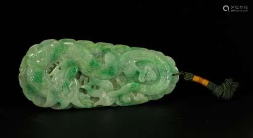 Chinese Jadeite Carving of Dragon Design