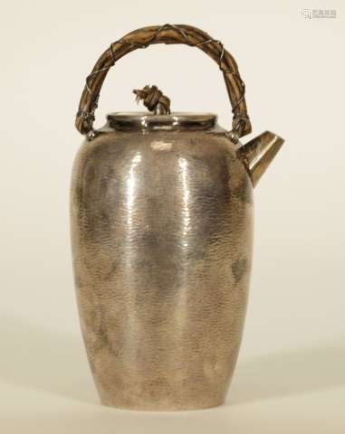 Japanese Sterling Silver Teapot