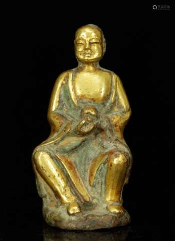 Tibetan Bronze Monk