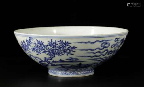 Chinese Blue/White Porcelain Bowl