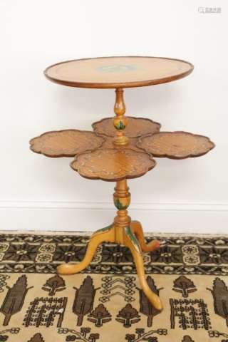 Biedermeier Spinning Table w/ Cherry or U Wood