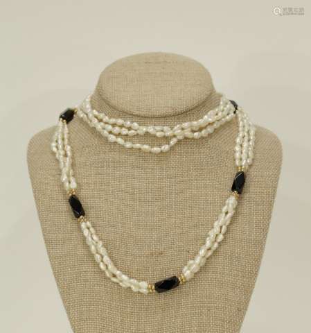 Chinese Pearl Beads Necklace