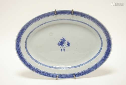 Chinese Blue/White Plate