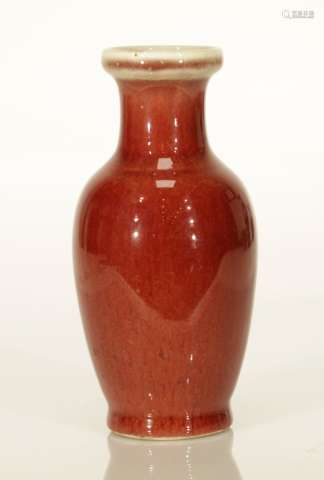 Chinese Ox-Blood Porcelain Vase