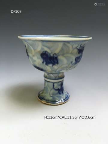 Chinese Blue/White Porcelain Vase